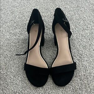 Xappeal Black Strappy Heels